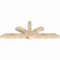 Ekena Millwork Redmond Rough Sawn Timber Gable Bracket, Douglas Fir, 96"W x 36"H x 6"D x 6"F, 9/12 Pitch GBW096X36X0606RED00RDF - alternate 3